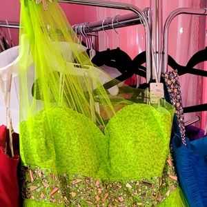 Illusion formal dress